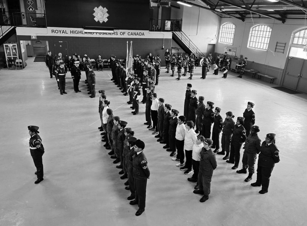 Rassemblement de la passation de commandement, janvier 2025
